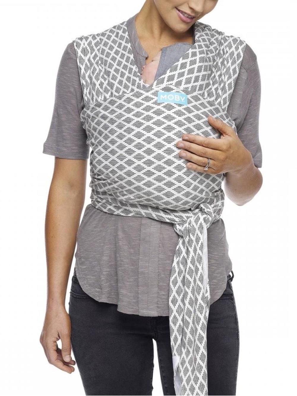 Moby Wrap Evolution- Gray Diamond-
like new